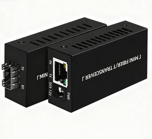 Mini Gigabit SFP sợi phương tiện truyền thông chuyển đổi chế độ duy nhất sợi quang thu phát cho mạng giám sát - Product Image 1