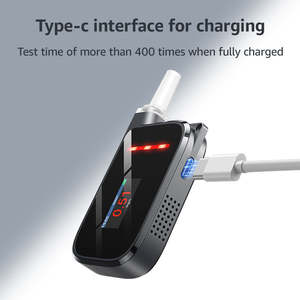 เครื่องทดสอบแอลกอฮอล์ในลมหายใจแบบดิจิตอลอุปกรณ์ทดสอบแอลกอฮอล์ - Product Image 4