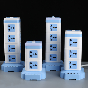 Tour de prise USB de table avec adaptateur de prise britannique à induction Prise de câble d'<span class=keywords><strong>extension</strong></span> 16 voies Prise de charge Type C - Product Image 4