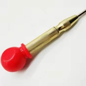 Punzón de Centrado HSS, Punzón de Estator, Punzón de Centrado Automático con Resorte, Herramienta de Perforación y Marcado con Funda Protectora - Product Image 4