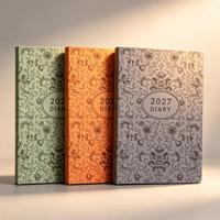 Carnet de notes annuel OEM 2027 à motif vintage avec logo personnalisé pour cadeaux d'entreprise et cadeaux personnels