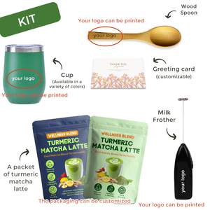 Mélange de matcha au curcuma avec marque privée personnalisée mélange de superaliments pour latte au curcuma et au <span class=keywords><strong>gingembre</strong></span> et à la vitamine 3 - Product Image 2