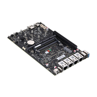 Qotom 11th Gen Intel Core i5 1135G7 Procesador 4 * M.2 NAS Placa base ITX 4 2,5G LAN Mini PC Linux Router Placa base