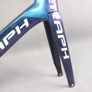 <b>Frame</b> Aero Road Bike Carbon <b>Frame</b> Racing Flat Mount Disc Part All Inner Cable T1000 Frameset Chameleon TT-X38 - Product Image 4