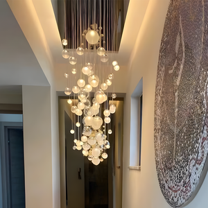 Lampu Gantung Bulat Desain Khusus Lampu Gantung Mewah Bergaya Eropa Cocok untuk Ruang Tamu Tangga Lampu Gantung - Product Image 3