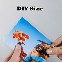 Nouveau film de plastification à froid A4 en PET, feuille d'autocollants vinyle holographique, film de plastification mat auto-adhésif imperméable