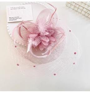 <span class=keywords><strong>Chapeau</strong></span> fascinateur <span class=keywords><strong>et</strong></span> cage à oiseaux de style bohème britannique <span class=keywords><strong>pour</strong></span> cérémonie de <span class=keywords><strong>mariage</strong></span> civile, automne, Noël, église, mariée - Product Image 6
