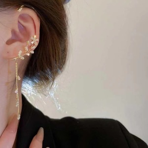 Mode papillon perle étoile lune oreille Clip <span class=keywords><strong>boucle</strong></span> d'oreille femmes <span class=keywords><strong>or</strong></span> et argent Non percé <span class=keywords><strong>Cartilage</strong></span> boucles d'oreilles français oreille Clip - Product Image 6