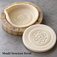 Moulure de plafond en résine Tietuo + noyau en élastomère PU C258-G3, texture fine, partenaire de moules longue durée, service de réparation de moules