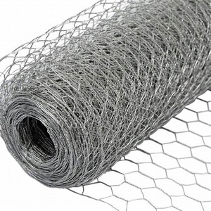 Schwerlast-Geflügelzaun aus verzinktem Drahtgeflecht, 0,9 mm Dicke, 50 mm Maschenweite, sechseckiges Drahtnetz, 10 x 0,6 m - Product Image 1