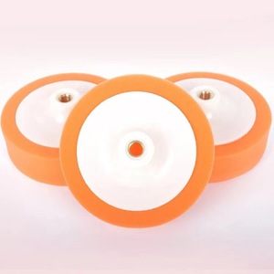 Disque de polissage en éponge de 5 pouces avec filetage M10 pour céramique, marbre, cirage automobile, surface lisse et durable - Product Image 1