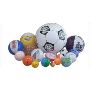 Custom Logo Inflatable Beach Ball PVC Inflatable Balls Toys Beach Soccer Ball Basketball For Promotion