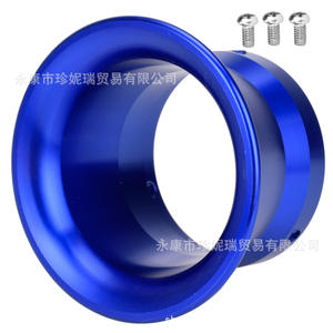 Tubo de Admisión de Aire Redondeado de Aluminio Zhennerui para Motocicleta, 50mm 55mm, Reemplazo Superior para Mejora y Modificación - Product Image 3