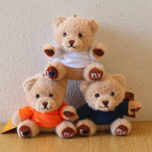 เสื้อยืดเคลือบหมีเท็ดดี้แบบกำหนดเองพวงกุญแจของเล่นตุ๊กตาหมีขนาดเล็ก - Product Image 2