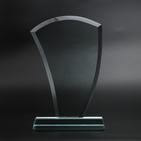 Trophée en verre de jade en forme de voilier, plaque de récompense sportive en cristal, cadre photo vierge à imprimer, artisanat et cadeaux personnalisés faits à la main de qualité supérieure