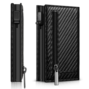 Tarjetero Metálico Delgado Personalizado Ultrafino con Bloqueo RFID, Diseño Minimalista Deslizante CNC de Aluminio para <span class=keywords><strong>Mujer</strong></span> - Product Image 6