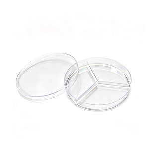 Placa de Petri Desechable de 90 mm, Plástico Estéril, 3 Compartimentos, Placa de Cultivo para Laboratorio - Product Image 5