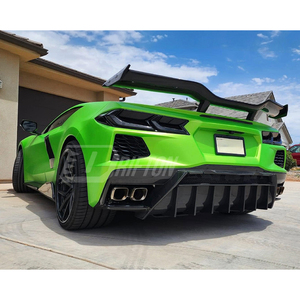 Alerón trasero GT de fibra de carbono seca estilo DRIFTON Z07 para Chevrolet Corvette C8 Z06 Z07 - Product Image 2