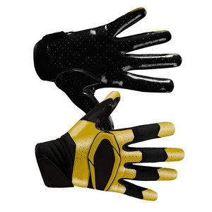 Gants de football américain professionnels, gants de receveur de football américain avec protection en silicone haute adhérence - Product Image 5