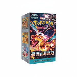 Pokmon SV3 Ruler <b>Black</b> Flame Pack Box 30 Packs 150 <b>Sheets</b> Paper TCG Collectible Cards Made in Korea - Product Image 2