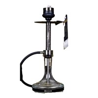 Panci Hookah Stainless Steel geometri, dengan desain sarang lebah berongga dengan kotak hadiah