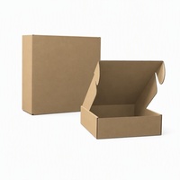 Boîtes d'expédition pliables écologiques personnalisées pour accessoires électroniques grand public, chargeurs, câbles - Emballage en papier kraft avec logo personnalisé