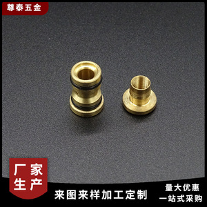 Inserts filetés en laiton métriques à pas grossier, diamètre max. 50 mm, usinés avec précision pour applications de quincaillerie - Product Image 3