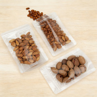 Sacs Ziplock personnalisés pour l'emballage alimentaire, pochettes verticales personnalisées de qualité alimentaire, emballage de pochettes verticales transparentes avec fermeture éclair