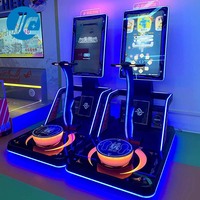 Jeu vidéo interactif dynamique JC Machine de danse d'arcade robuste Plate-forme LED Machine multi-jeux