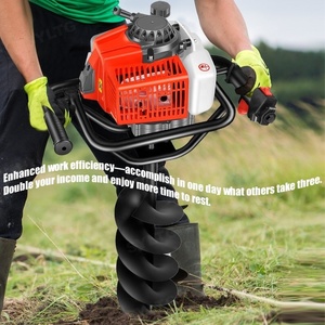 Xách tay 158cc 198cc 199cc mặt đất sâu cột lỗ Digger Trái Đất khoan khoan máy - Product Image 4