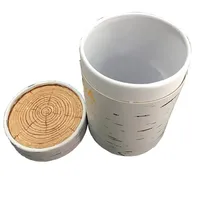 Tube en papier personnalisé de qualité alimentaire, écologique, hermétique, pour l'emballage du thé, du café, des noix, des fruits secs