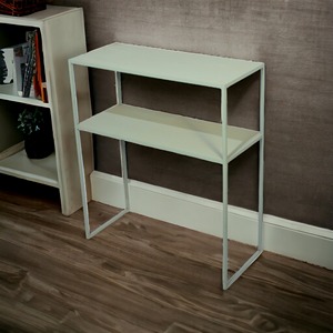 Estante moderno de mesa auxiliar de metal de 2 capas para el hogar y la cocina Uso personalizado y multiusos para la decoración del hogar - Product Image 5