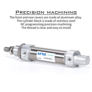 AIRTAC MI16 * 10 स्टेनलेस स्टील एम आई मिनी सिलेंडर कॉम्पैक्ट वायवीय हवा सिलेंडरों वायवीय डबल अभिनय मिनी वायवीय सिलेंडर - Product Image 4