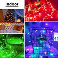 Wasserdichte Farbwechselnde Lichterketten für Innen und Außen Sternenhimmel-Dekoration Garten Baum LED Weihnachtsbeleuchtung