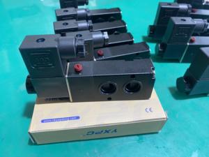 Vanne solénoïde pneumatique à bobine unique en alliage d'aluminium YXPC, plaque Namur, 220V AC380V, 1/4 pouce, 5/2 voies - Product Image 5