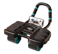 Roue abdominale multifonctionnelle pour la salle de sport, équipement de fitness automatique pour les abdominaux, roue abdominale ABS, planche à pompes pour les exercices de base