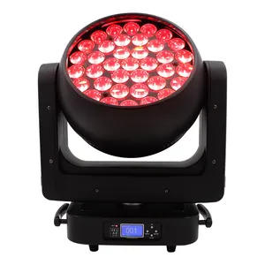 Éclairage de scène d'usine professionnel L-165 zoom de lavage haute luminosité 37Led 25W 4in1 led lumières de scène à tête mobile