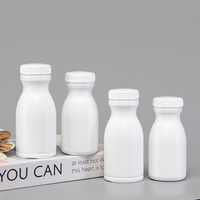 Vente en gros de flacons en plastique de qualité alimentaire de 120 ml et 150 ml pour médicaments, vitamines, capsules et comprimés avec bouchon à vis