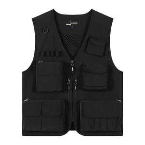 سترة أدوات مخصصة عالية الجودة مع شعار مطبوع وجيوب متعددة للمراسلين والمخرجين والتصوير والصيد - Product Image 2