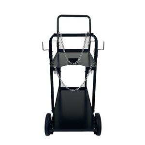 Welding Machine Cart Double Layer Steel Mobile <b>Tool</b> <b>Trolley</b> Industrial Black Four Wheel 1040x500x1100 - Product Image 3