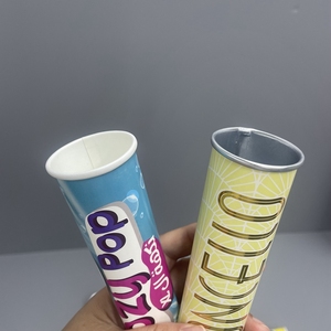 Impresión Personalizada de Tubos de Papel para Envasado de Bebidas Carbonatadas de Tequila y Helado Calippo de 100 ml/120 ml, Tubos de Papel Kraft de Grado Alimenticio con Tapas de Sellado - Product Image 3