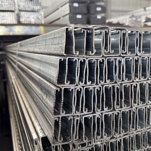 Soporte de estructura de montaje solar de canal <span class=keywords><strong>C</strong></span> GI de acero galvanizado en caliente Servicios de soldadura de corte personalizado estándar ISO ASI incluidos - Product Image 3