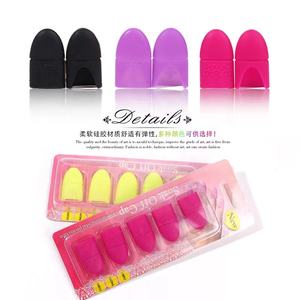 Lot de 5 <span class=keywords><strong>Soakers</strong></span> en Silicone Colorés pour Salon de Manucure, Réutilisables, pour Dissoudre le Vernis à Ongles – Vente en Gros Fabricant - Product Image 2