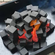 Briquettes de charbon de bois noires pour barbecue, combustible pour barbecue, combustion longue durée, haute rétention de chaleur, cubes naturels à base de noix de coco - Product Image 6