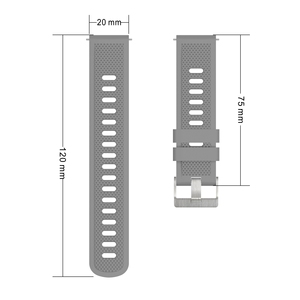 Correa de Reloj Deportiva de Silicona Resistente al Agua BEEFLYPOWER de 20 22 mm, Corte Crew Cut para <span class=keywords><strong>Huawei</strong></span> <span class=keywords><strong>Watch</strong></span> <span class=keywords><strong>3</strong></span>/Galaxy <span class=keywords><strong>Watch</strong></span> 5 4 <span class=keywords><strong>3</strong></span> - Product Image 4