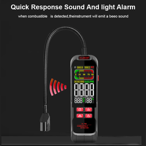 شاشة LED محمولة شاشة عرض صوت إنذار بشهادة سابقة بالكشف عن غاز مشترك ميثان طبيعي قابل للاحتراق قابل للاشتعال - Product Image 6