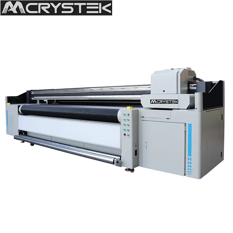 Crystek máy in 3.2m UV CuộN để cuộn plotter RICOH Gen5 gen6 dài dịch vụ cuộc sống cho in ấn ngoài trời
