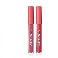 Best-seller transfrontalier : Ensemble de 3 gloss à lèvres aux saveurs fruitées, rouge à lèvres liquide mat non collant, hydratant et waterproof