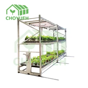 Sistema di coltivazione verticale Chuoyueh M4 sistema di coltivazione Rack per interni Smart Farm Mobile Grow Rack