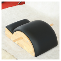 Correcteur de posture et d'étirement pour Pilates en bois massif, portable, silencieux, réglable, avec soutien lombaire, couleur de cuir personnalisable